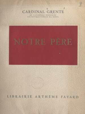 cover image of Notre père